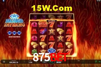 Interface moderna da plataforma 875Bet